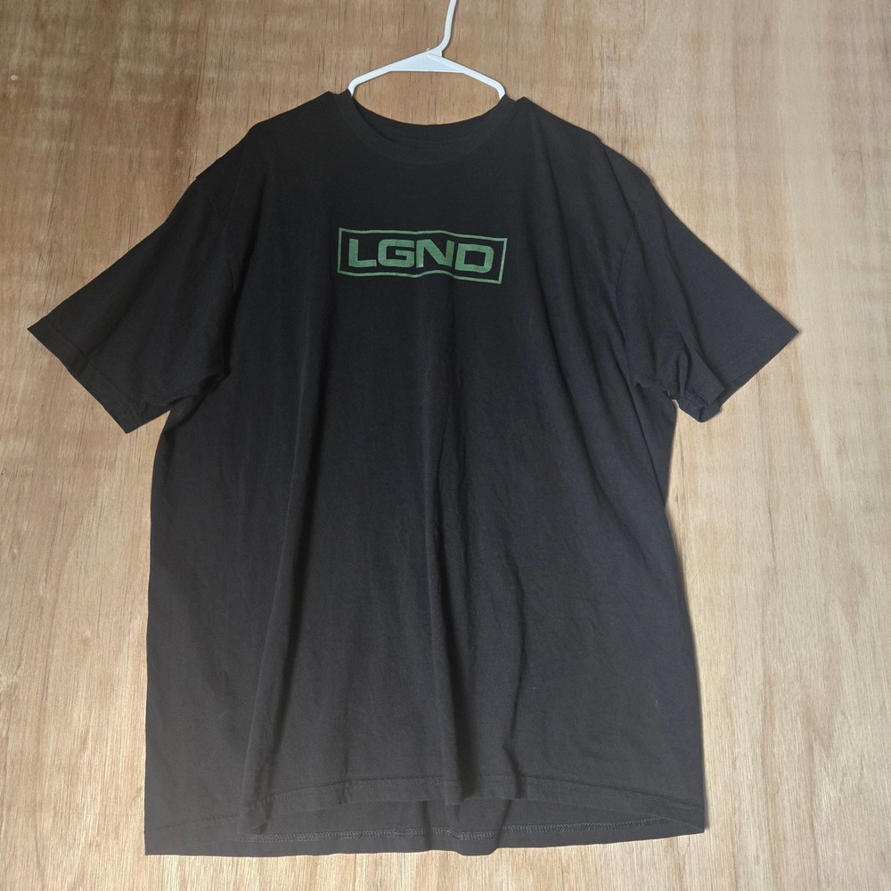 LGND Supply Co Mens 2XL Black Green Lifted Truck Graphic T-Shirt Short Sleeve